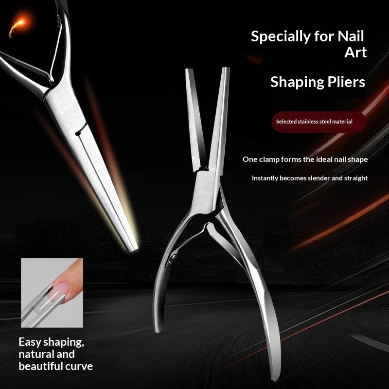 Nail Extension Form - Acrylic Nail Shaping Pliers Stainless Steel