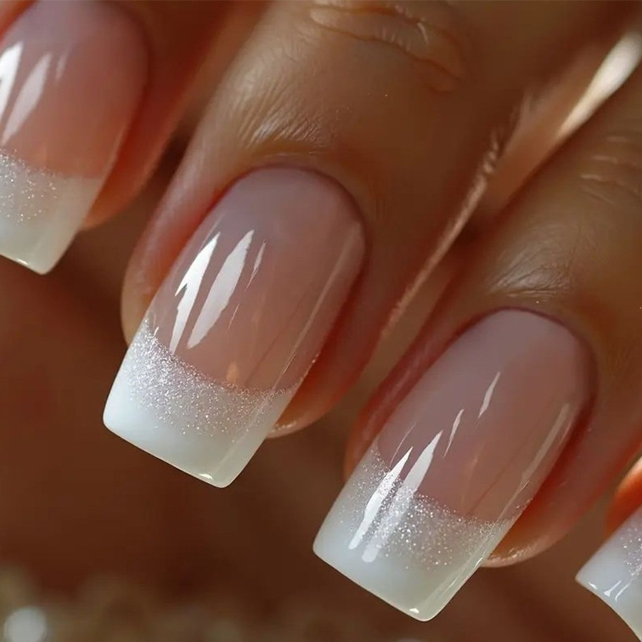 Nail Art Design - 24pcs/set Medium Square fake nails for