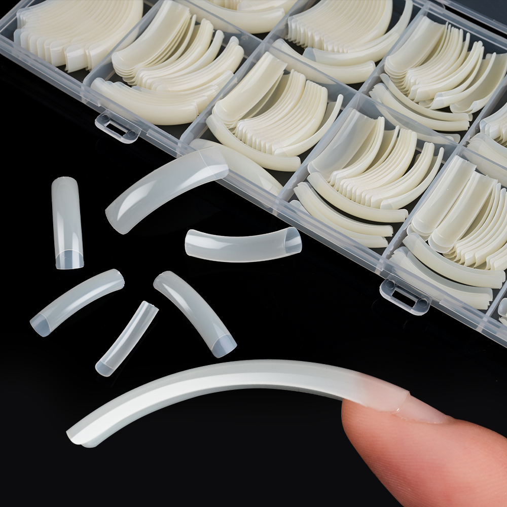 240pcs Clear Extra Deep Curve  - Nail Art Xxl recension och pris