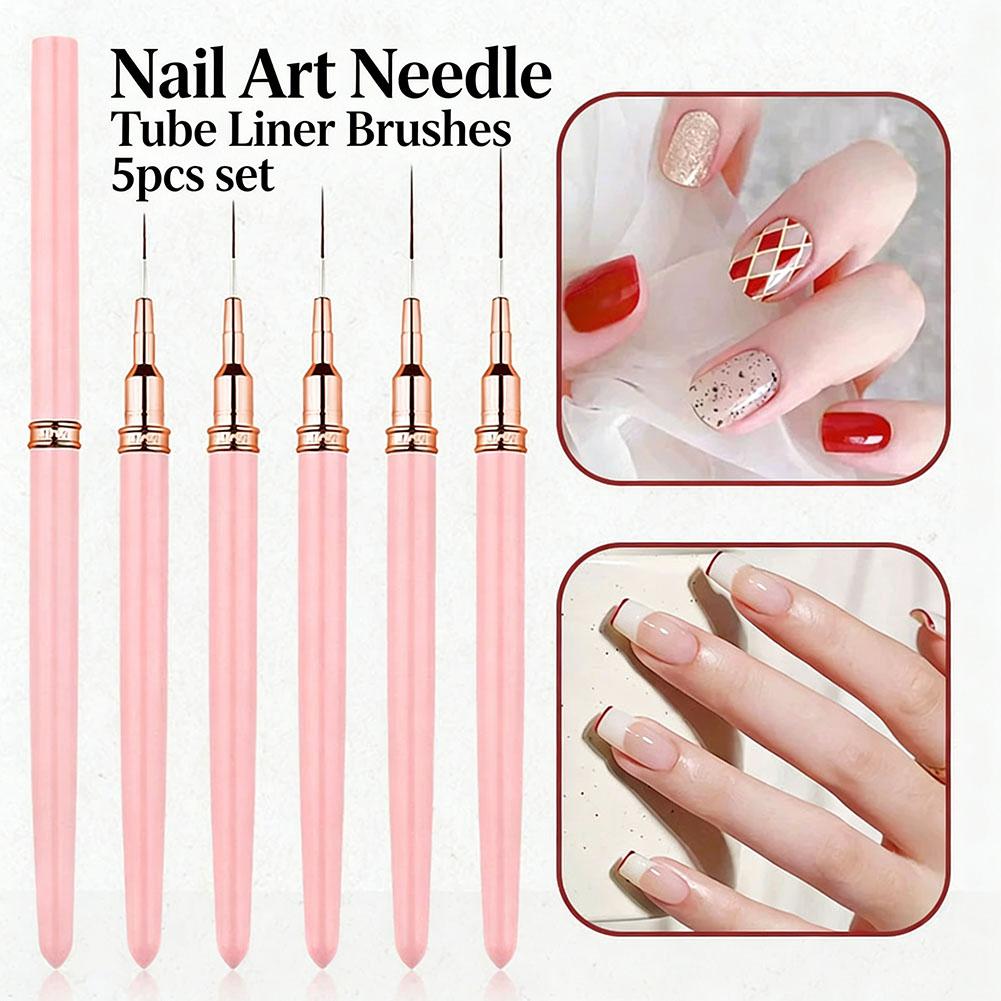 5PCS Nail Art Liner Brush Set  - Nail Art Brush Set recension och pris
