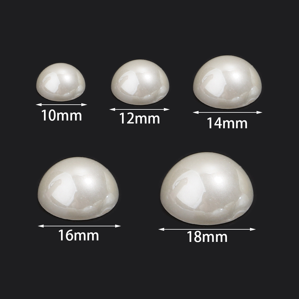 20-50pcs 10/12/14/16/18mm Beig - Nail Art Design recension och pris