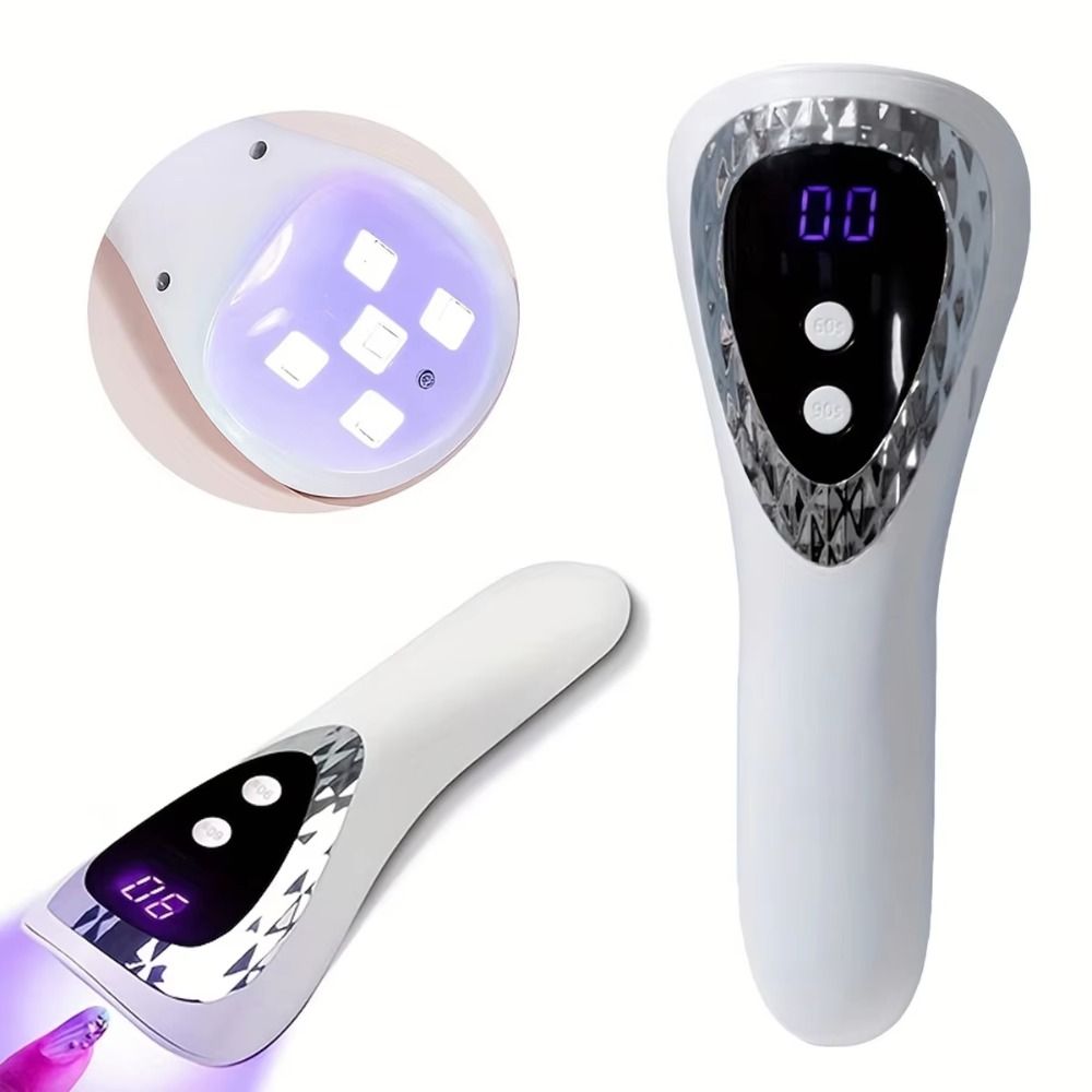 Handheld UV LED Nail Lamp Port - Nail Art Gel Polish recension och pris