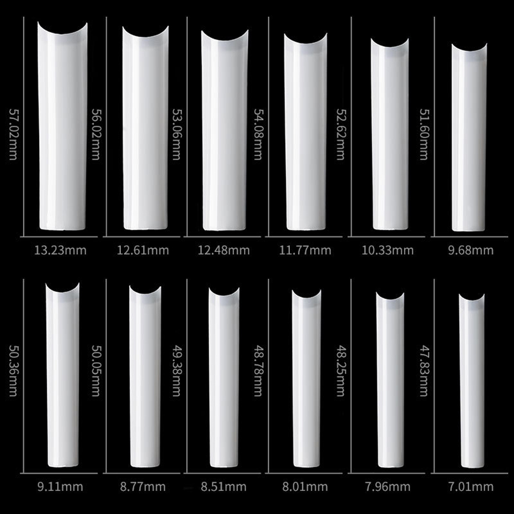 120pcs XXXL Clear/Nature Long  - Nail Art Xxl recension och pris