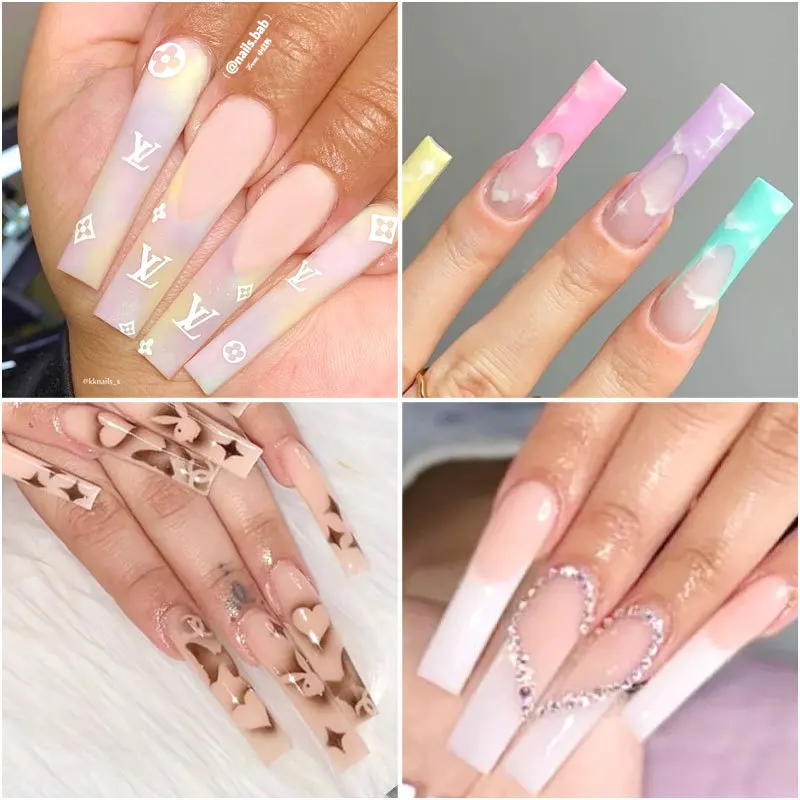 240pcs/Box XXL Extra Straight  - Nail Art Xxl recension och pris
