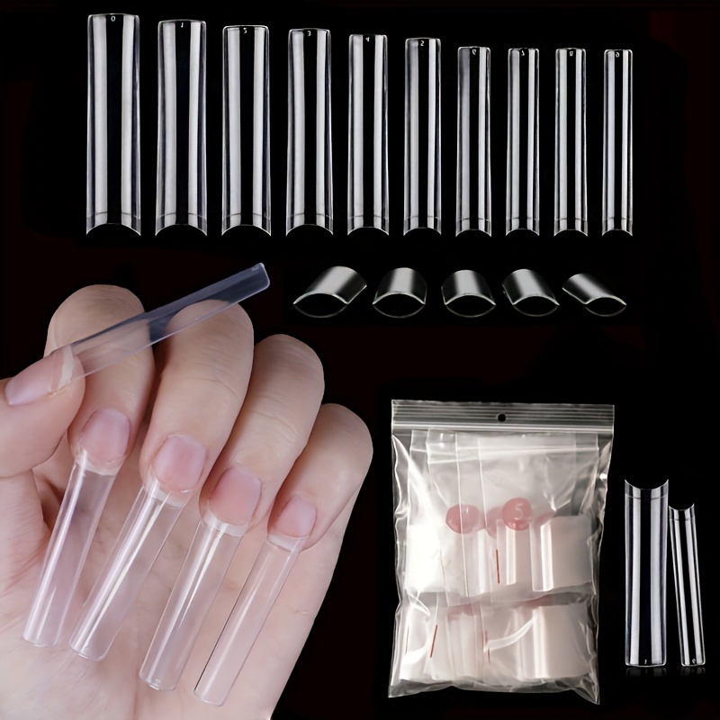 500Pcs XXL No C Curve Nail Tip - Nail Art Xxl recension och pris