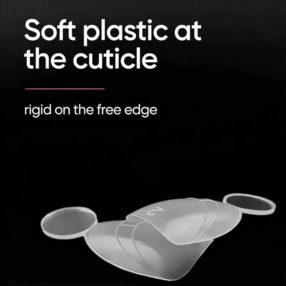 140PCS Matte Surface French Na - Nail Extension Form recension och pris