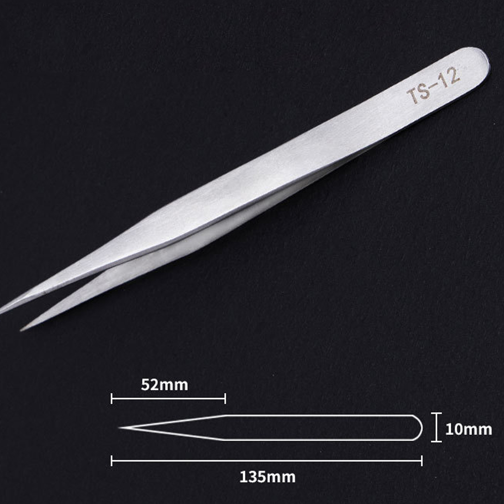 Stainless Steel Eyelash & Nail - Nail Extension Form recension och pris