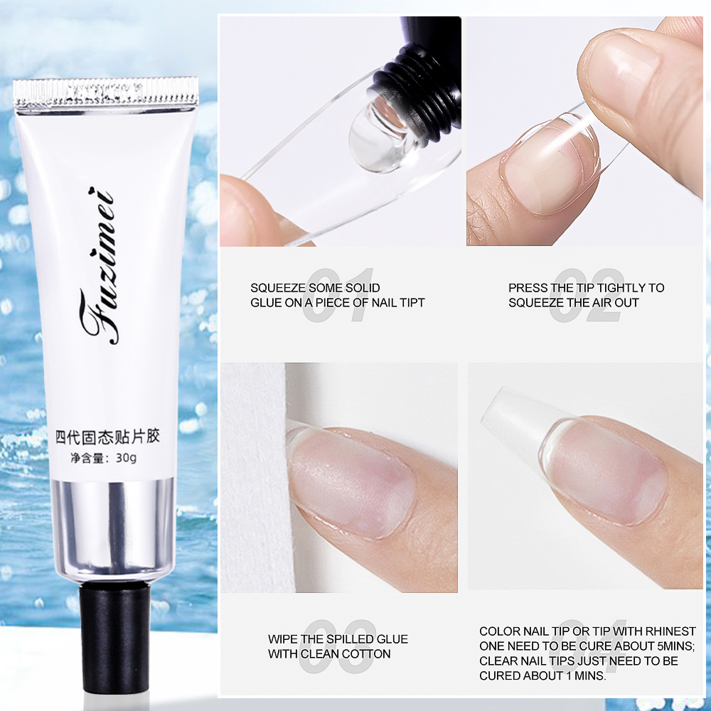 30/20/10g Solid Soft Fake Nail - Nail Extension Form recension och pris