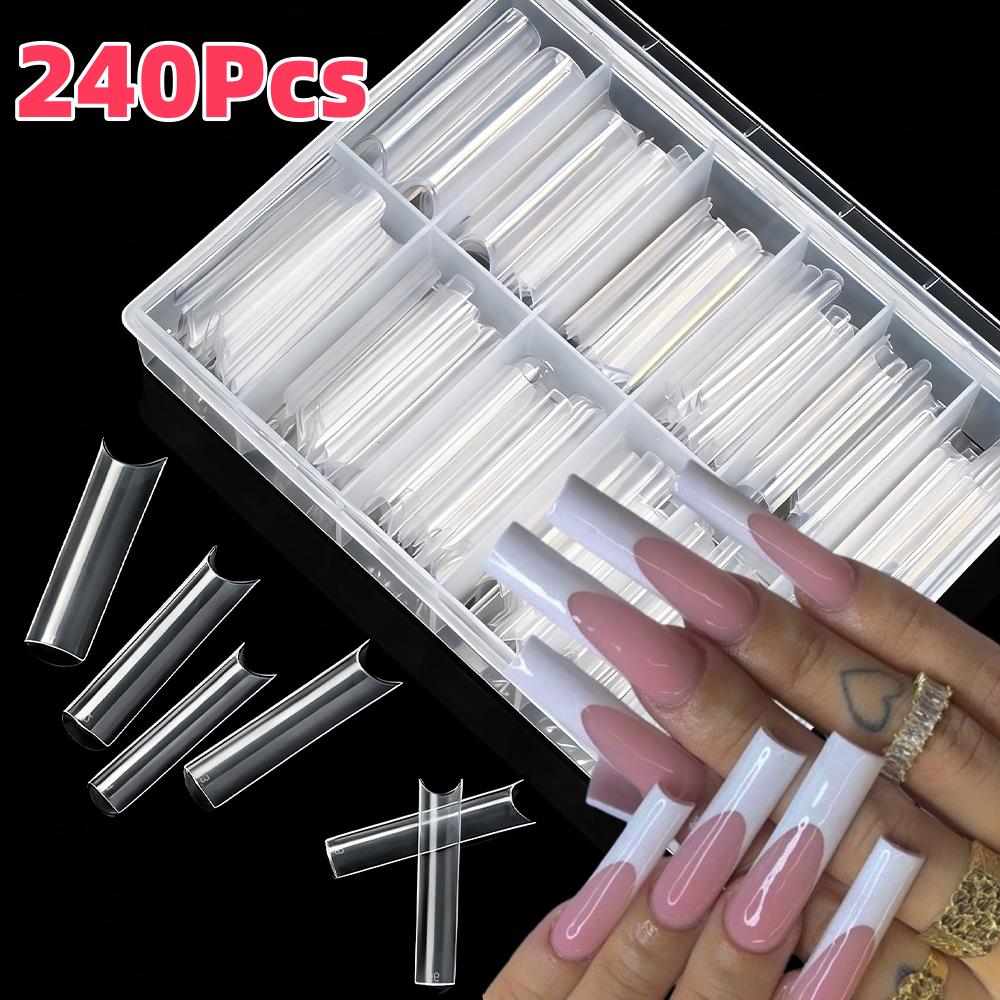 240Pcs 12 Sizes XXL Long Squar - Nail Art Xxl recension och pris