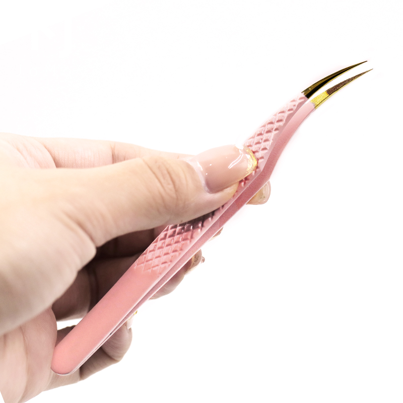1pc Fiber Tip Tweezers Stainle - Nail Extension Form recension och pris