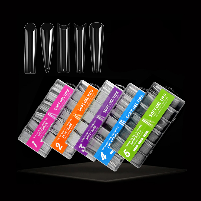 240Pcs XXL False Nails Super L - Nail Art Xxl recension och pris