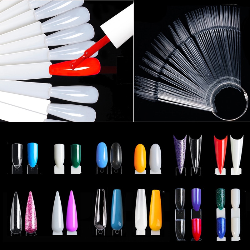 Nail Display Sticks Clear Natu - Nail Art Motif recension och pris