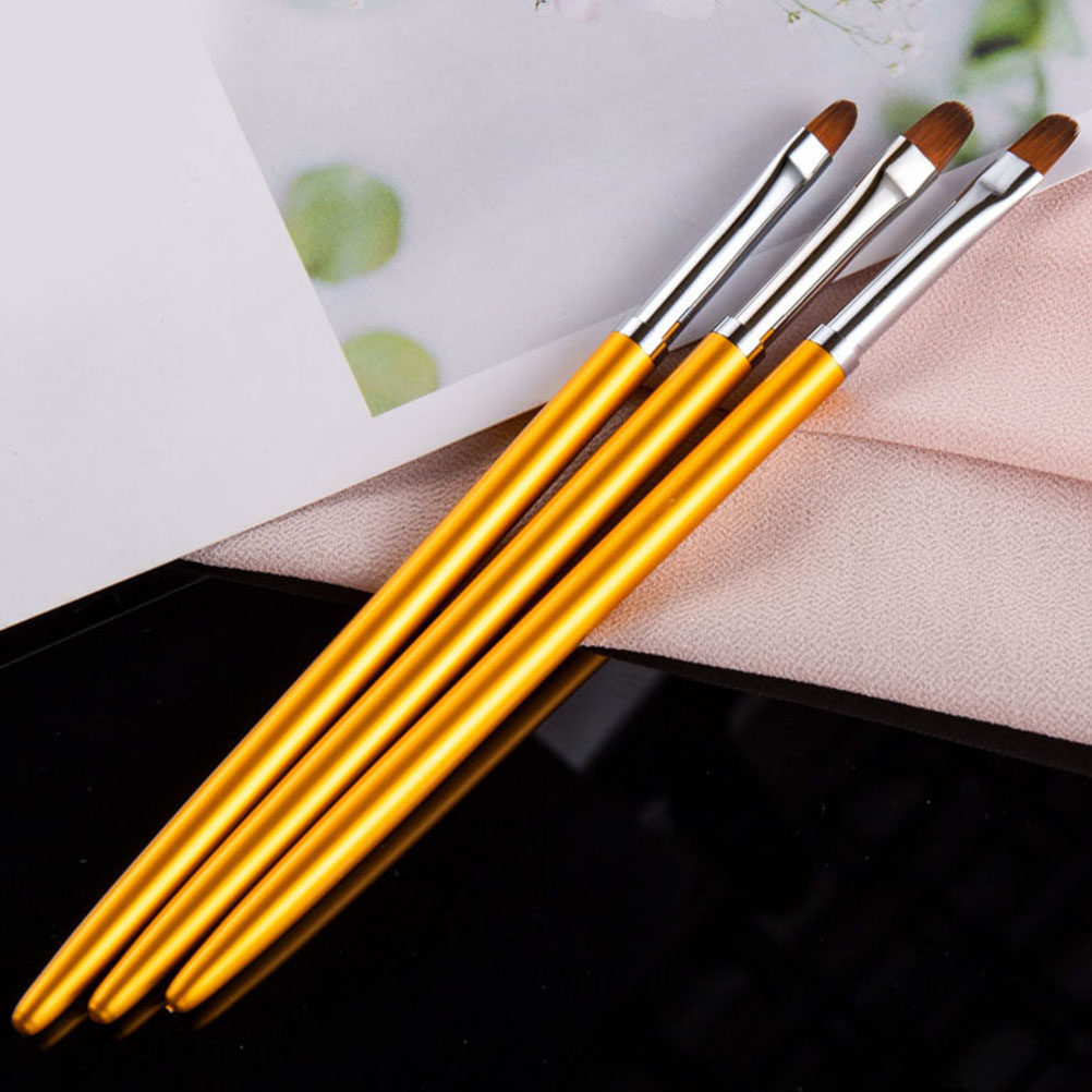 3Pcs Uv Gel Nail Art Pen Set R - Nail Art Brush Set recension och pris