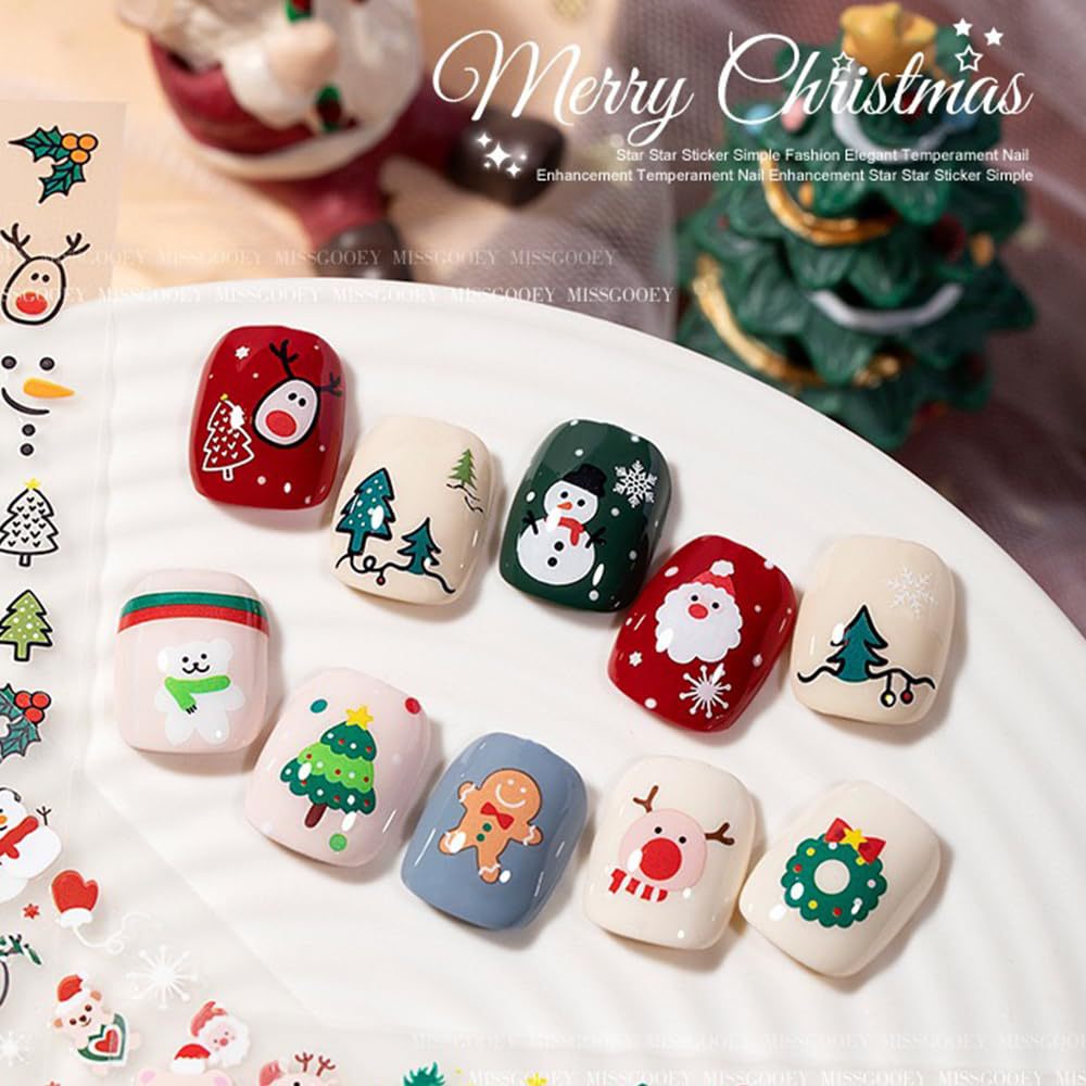 30 Sheets Christmas Nail Art S - Nail Art Xmas recension och pris