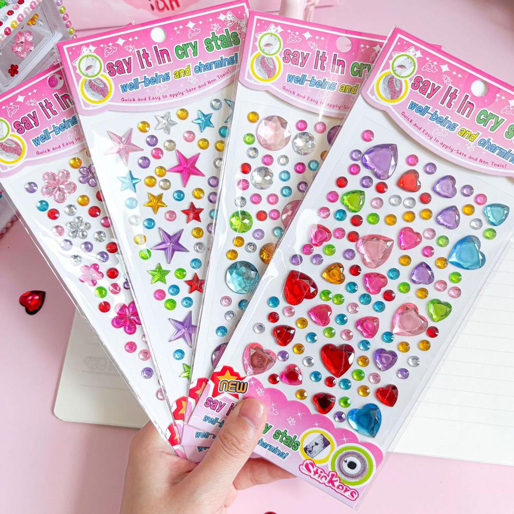 Self-Adhesive Face Rhinestones - Nail Art Design recension och pris