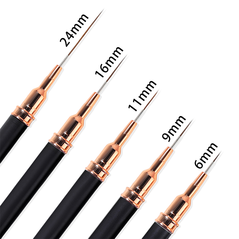 #5Pcs/Set Professional Nail Ar - Nail Art Brush Set recension och pris