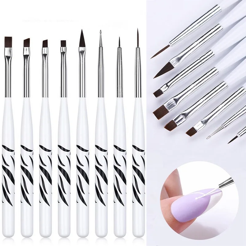 Nail Art Brush Ombre Brushes U - Nail Art Brush Set recension och pris
