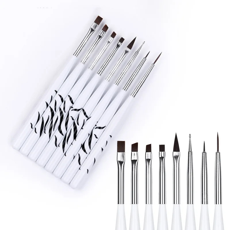 Nail Art Brush Ombre Brushes U - Nail Art Brush Set recension och pris