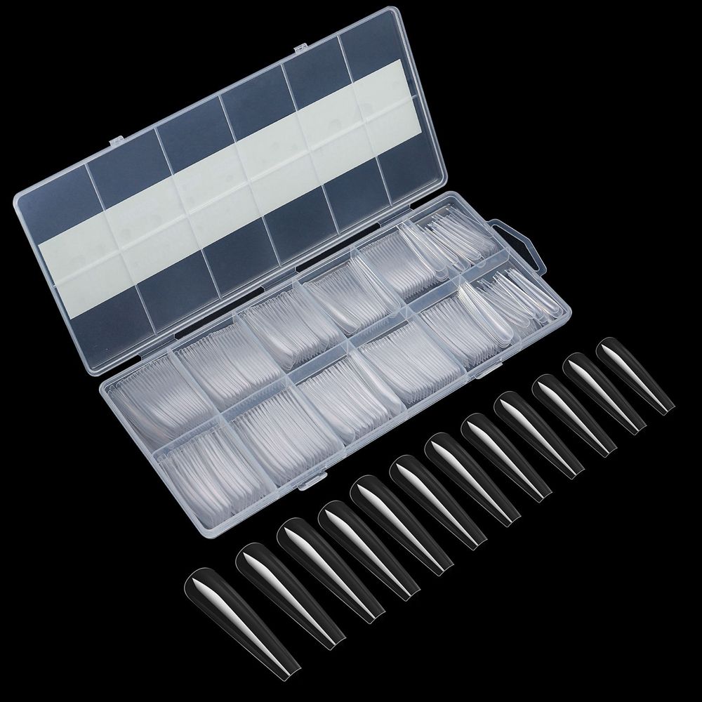 240Pcs/Box Transparent XXL Ful - Nail Art Xxl recension och pris