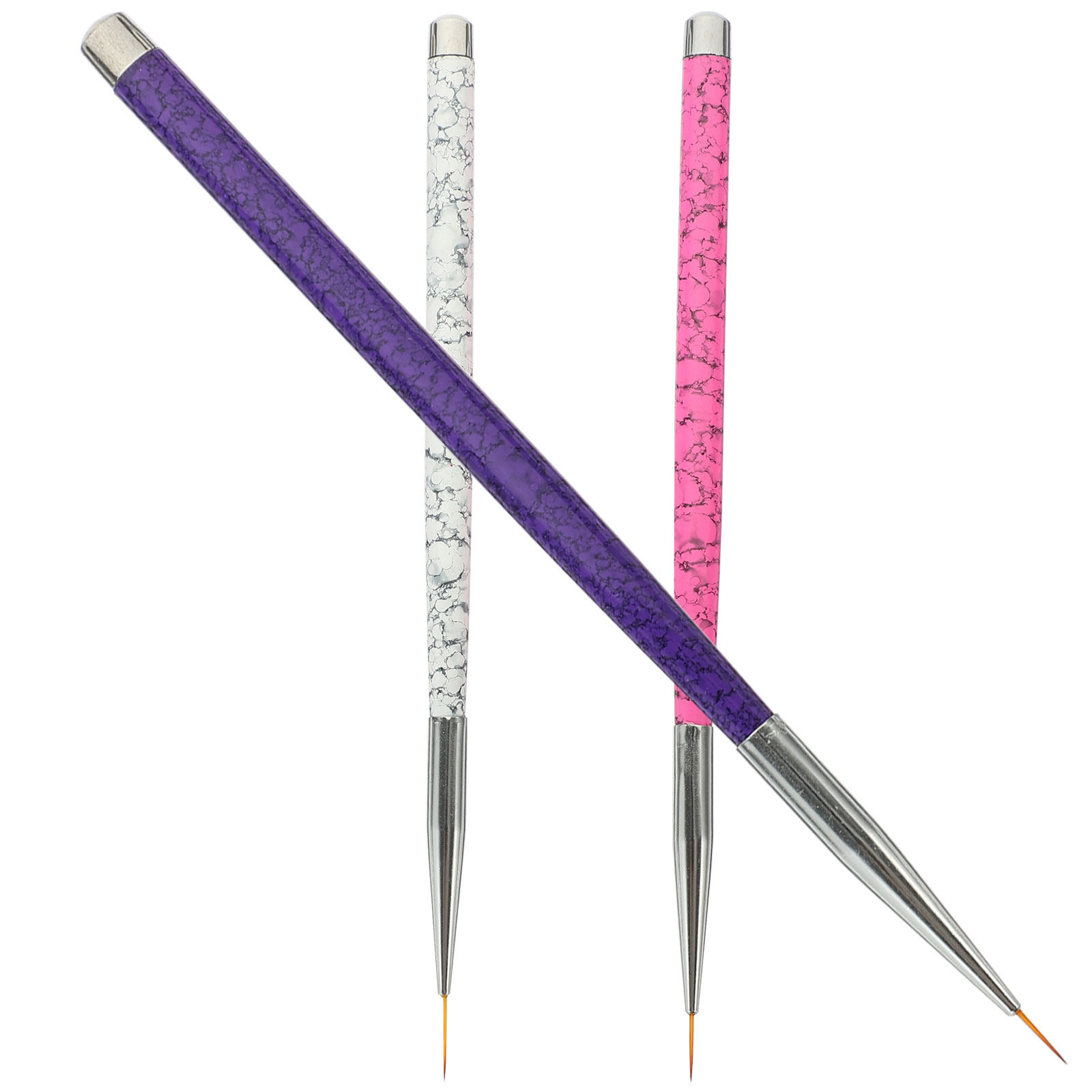 3Pcs Nail Art Liner Brush Pens - Nail Art Elegant recension och pris