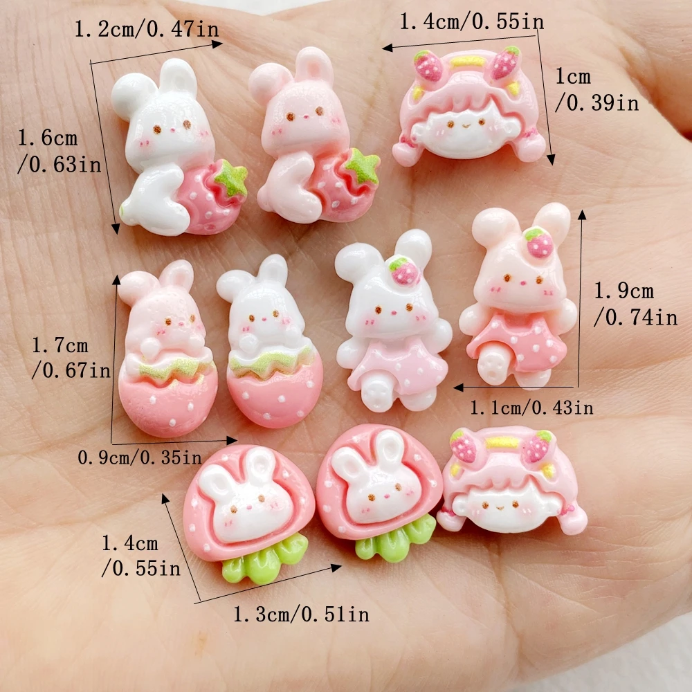 30pcs Resin Colorful Mini Cart - Nail Art Motif recension och pris