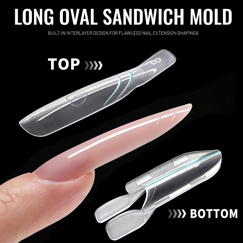 New Sandwich Dual Nail Forms 1 - Nail Extension Form recension och pris