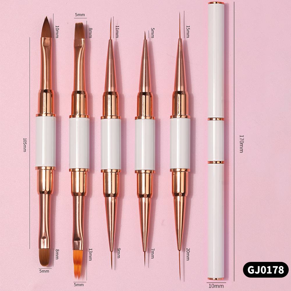 Dual-ended Acrylic Nail Art Br - Nail Art Brush Set recension och pris