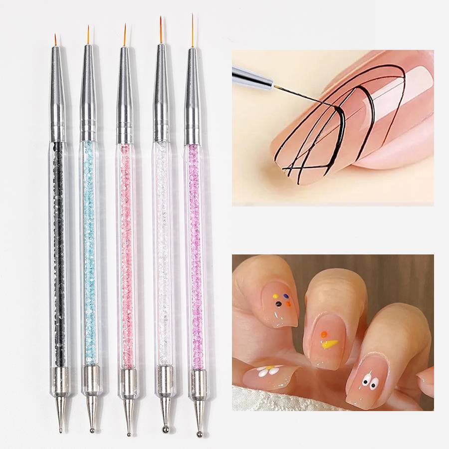 Dual-ended Acrylic Nail Art Br - Nail Art Brush Set recension och pris
