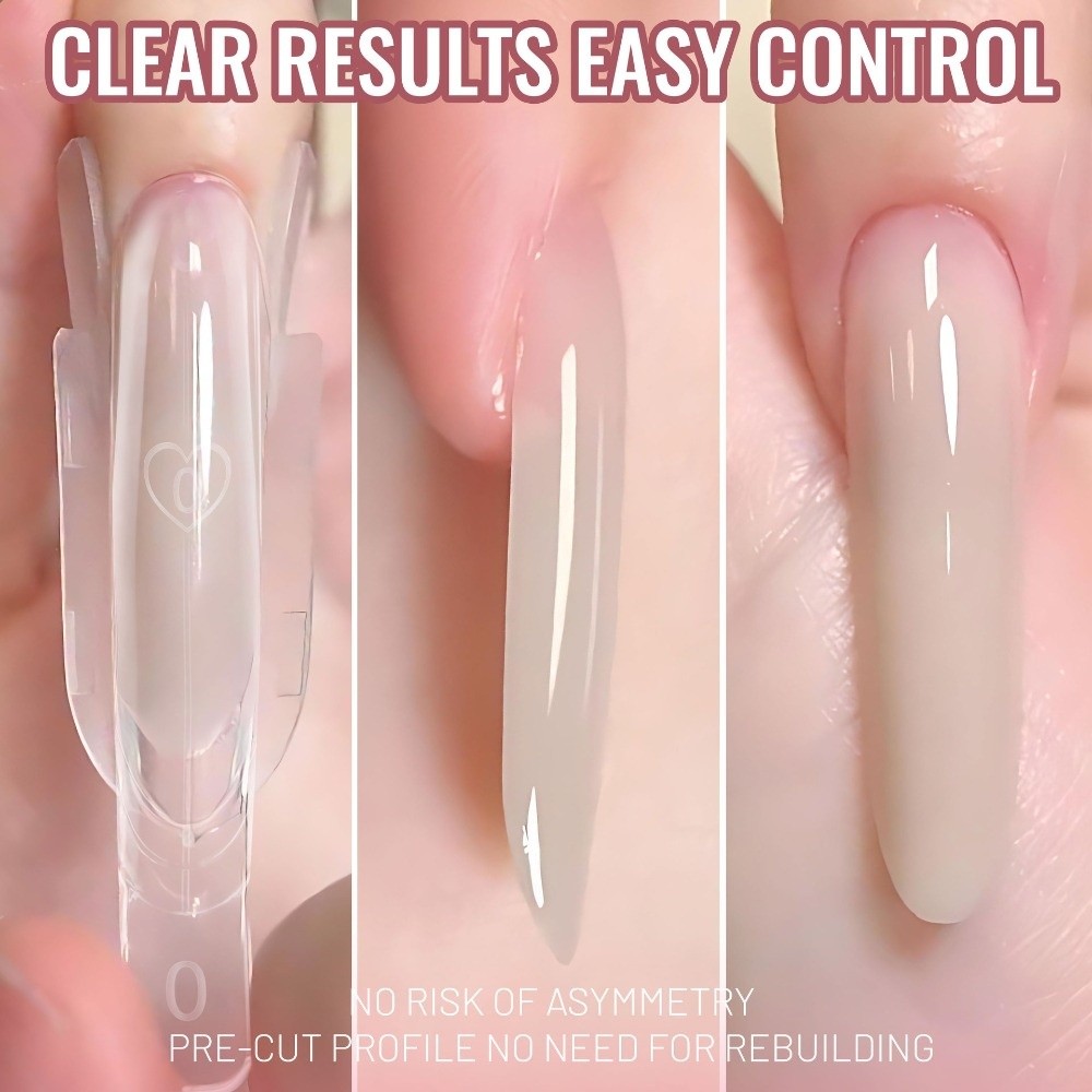 120pcs Rocket Shape Sandwich D - Nail Extension Form recension och pris
