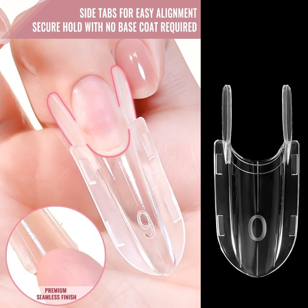 120pcs Rocket Shape Sandwich D - Nail Extension Form recension och pris
