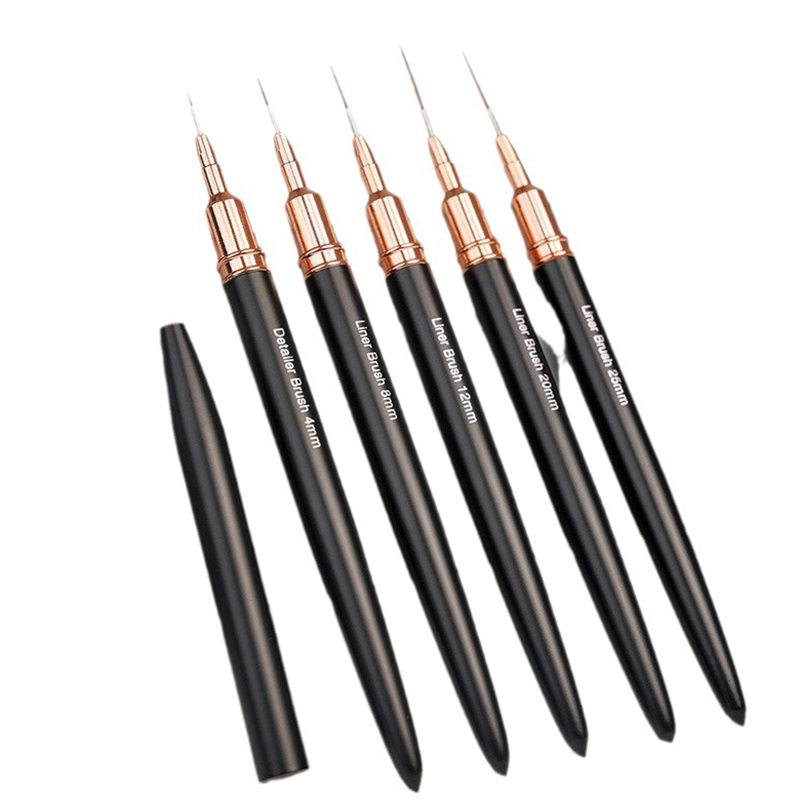 【K】5 Pcs/Set Nail Art Liner Br - Nail Art Brush Set recension och pris
