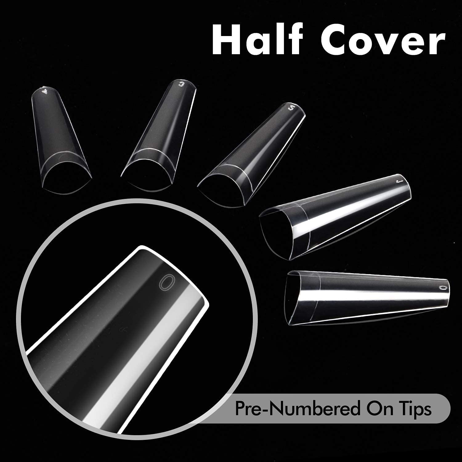 100Pcs XXL Transparent French  - Nail Art Xxl recension och pris