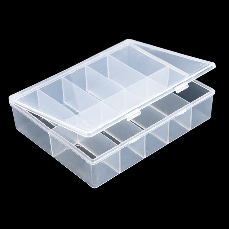 10 Grids Empty Clear Storage B - Nail Art Motif recension och pris