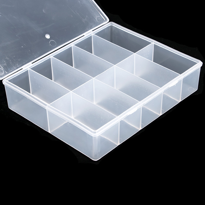 10 Grids Empty Clear Storage B - Nail Art Motif recension och pris