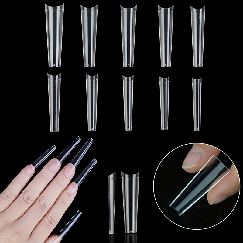 XXL Super Long Nail Tips C Cur - Nail Art Xxl recension och pris