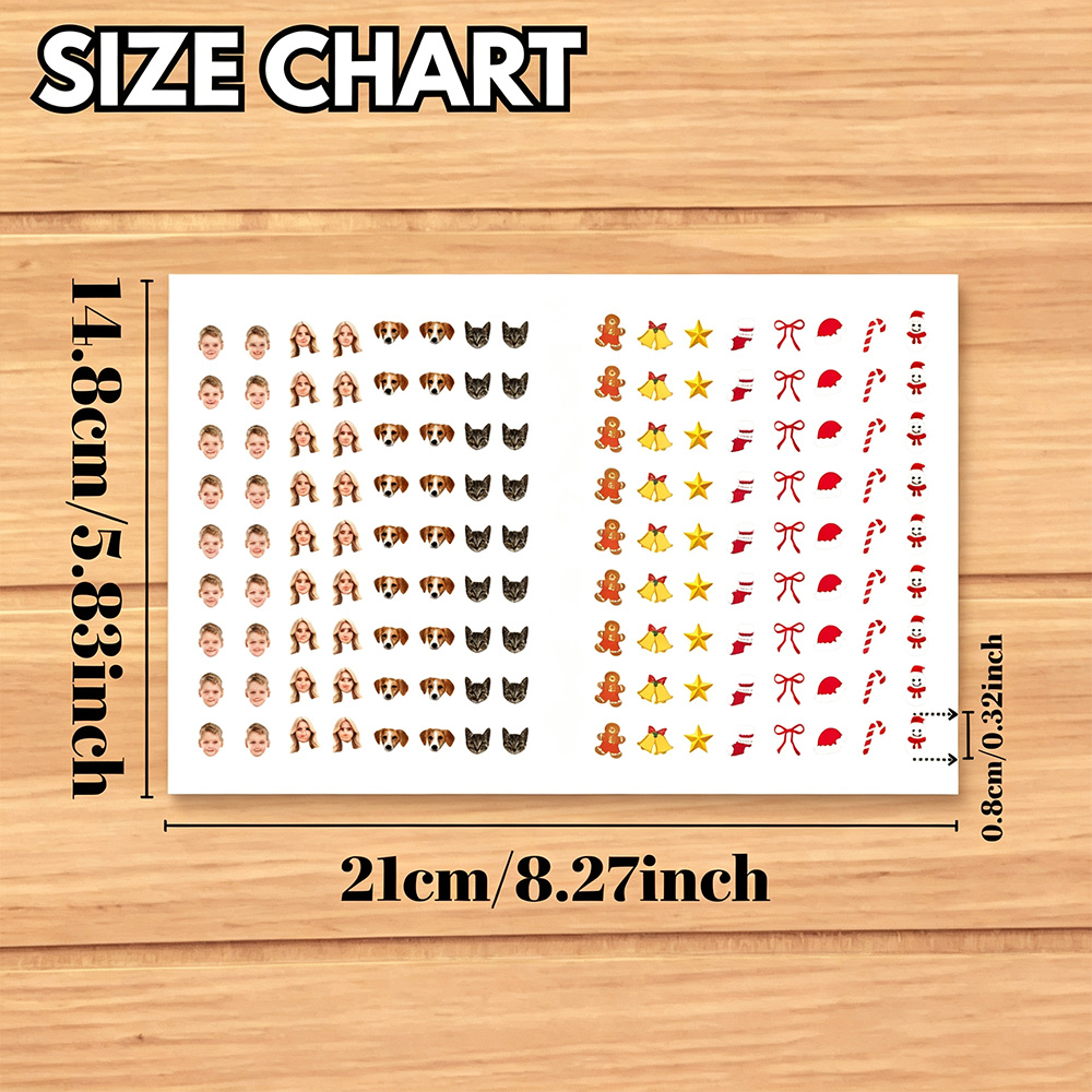 Custom Photo Nail stickers and - Nail Art Motif recension och pris