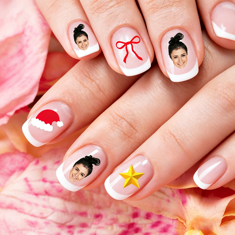 Custom Photo Nail stickers and - Nail Art Motif recension och pris
