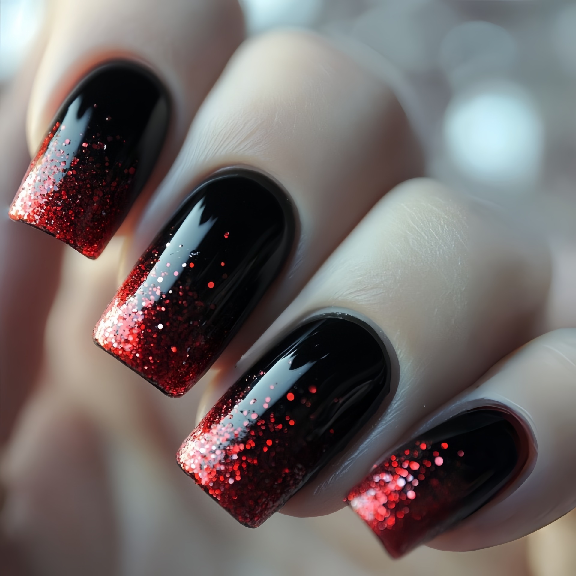 Short Medium fake nails Gradie - Nail Art Design recension och pris