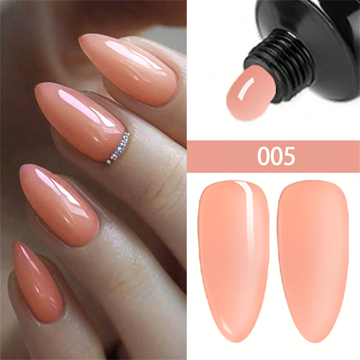 Ovanlee 18-In-1 Form-Free Poly - Nail Extension Form recension och pris
