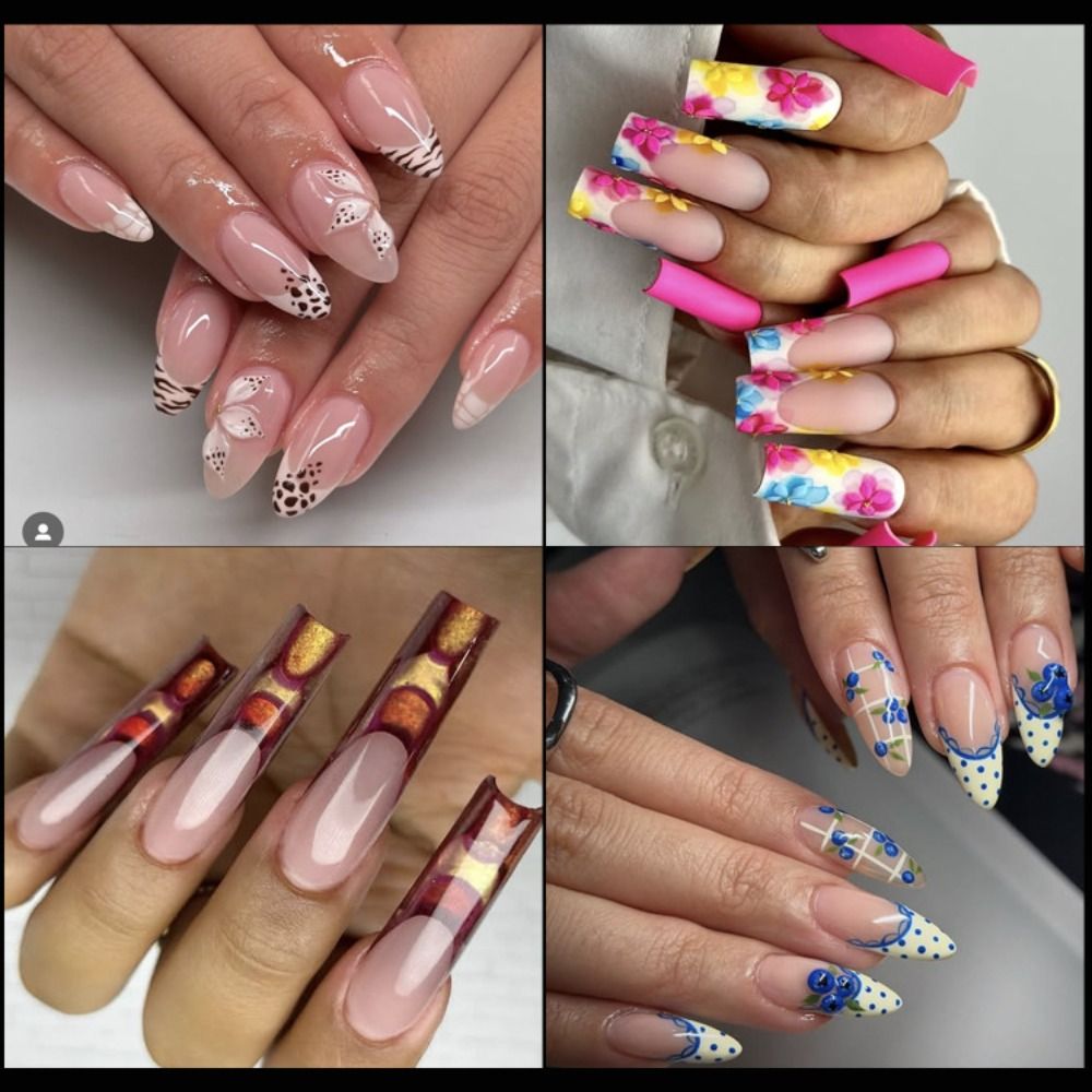 140PCS 14 Sizes French Nail Du - Nail Extension Form recension och pris