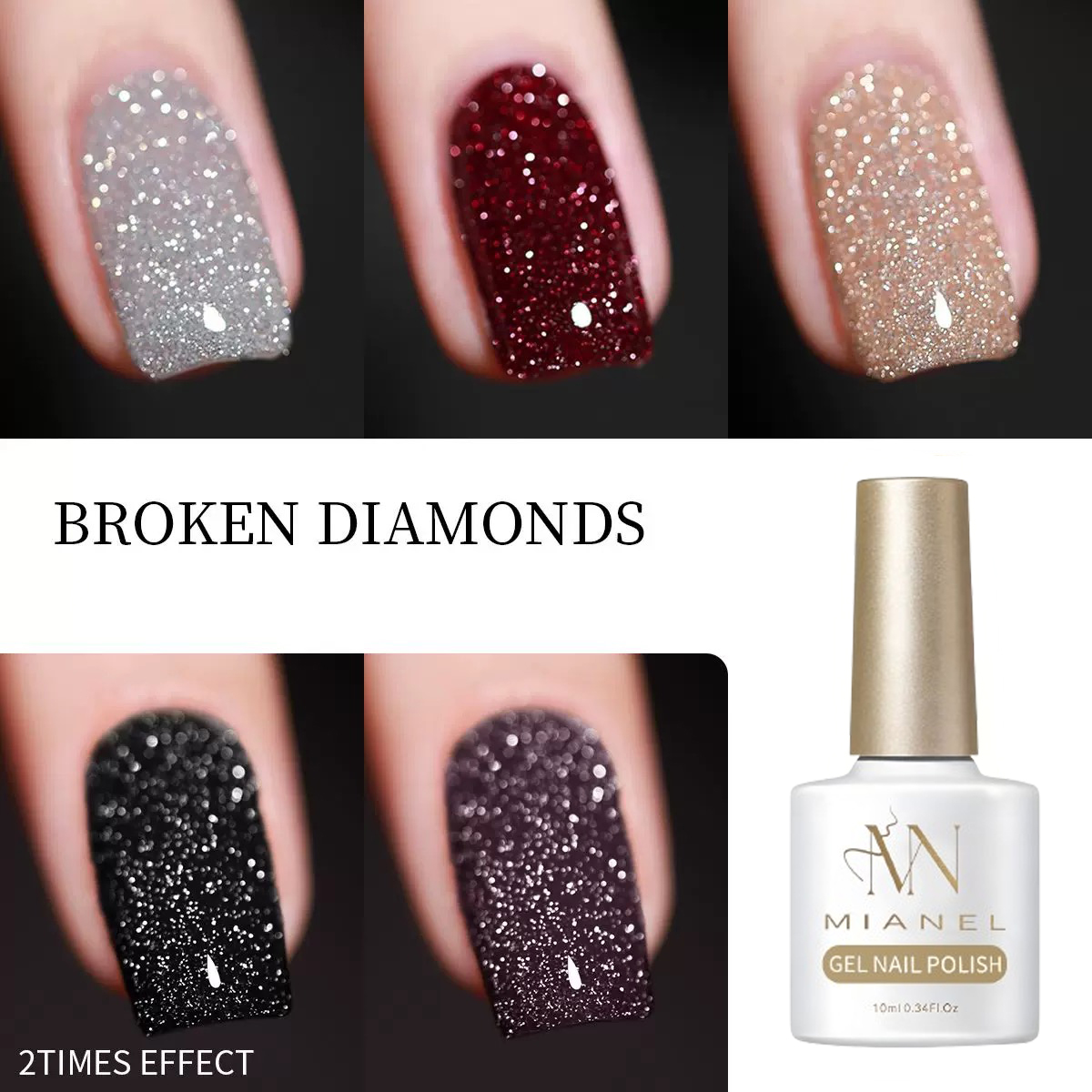 MIANEL 2026 Autumn Gel Nail Po - Nail Art Xmas recension och pris