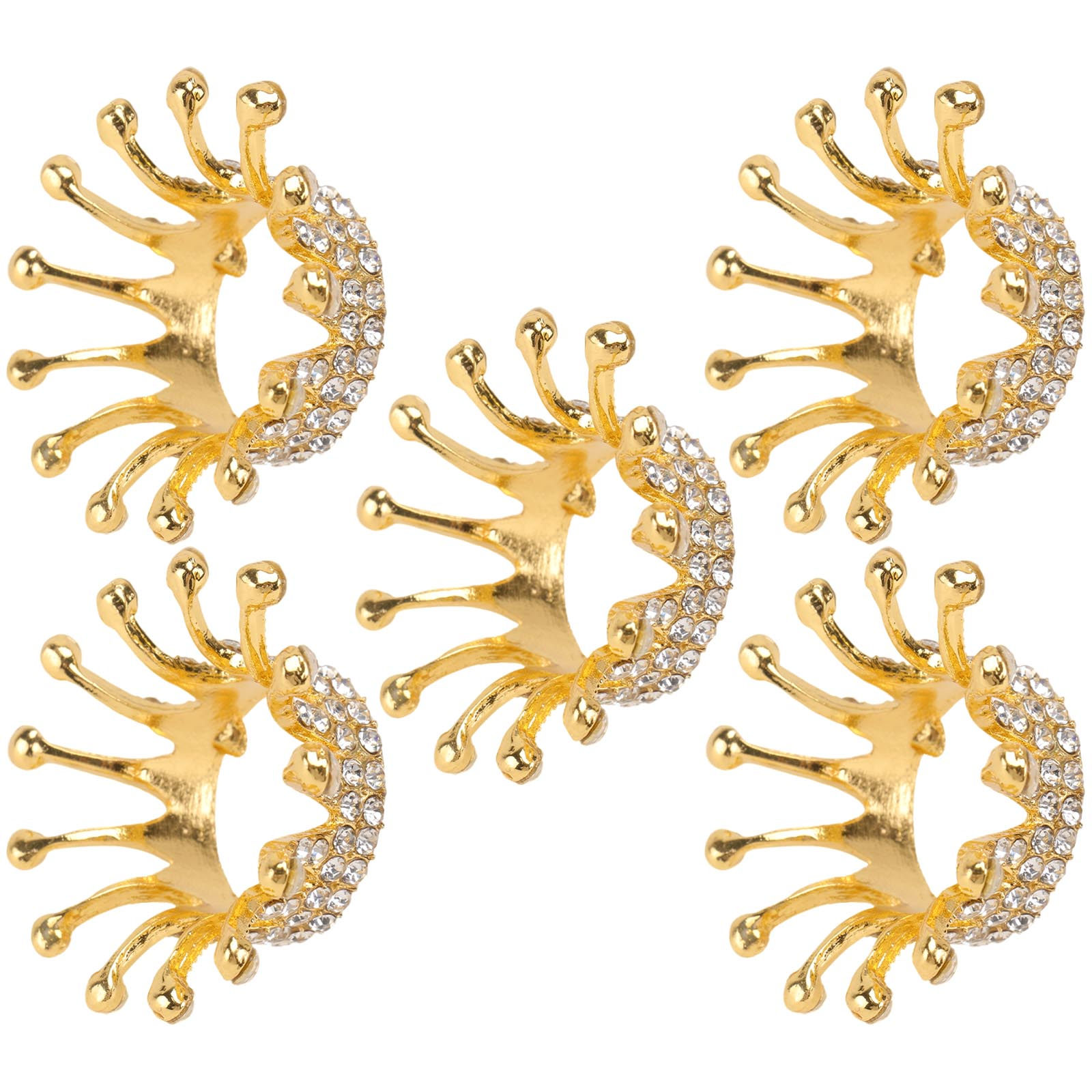 5Pcs Elegant Crown Pearl Manic - Nail Art Elegant recension och pris